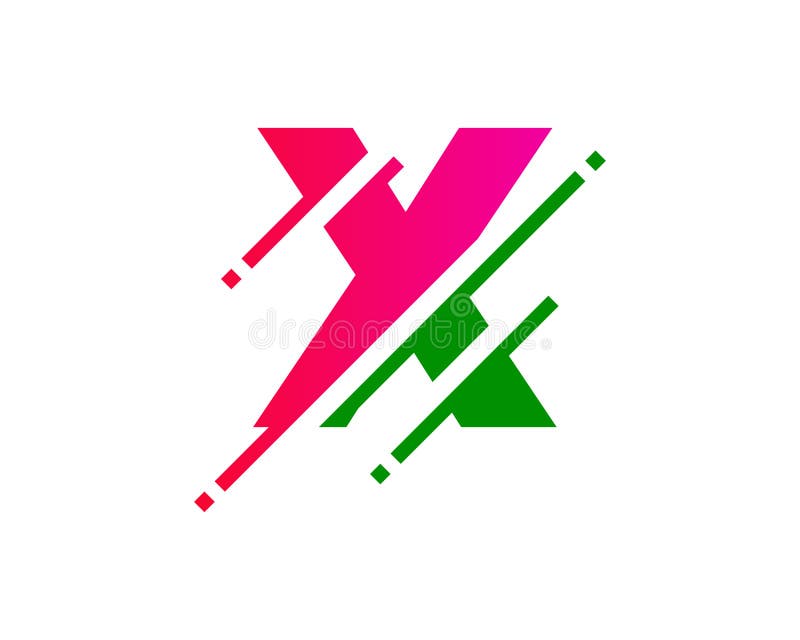 X Digital Letter Pixel Logo Icon Design Stock Vector - Illustration of