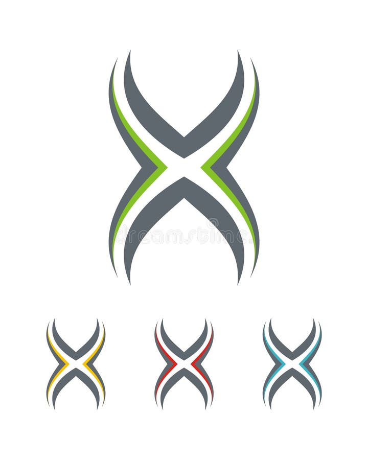 X logo stock illustration. Illustration of fitness, sport - 34128908