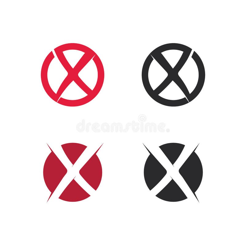 X Logo and Letter X Vector, Logo Template, Illustration Design Vector