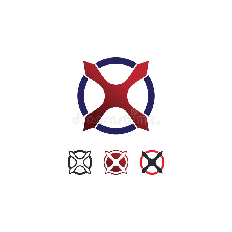 X Logo and Letter X Vector, Logo Template, Illustration Design Vector