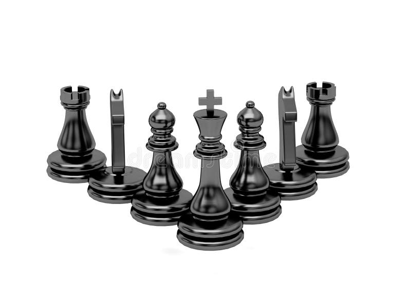 Jogo de xadrez do vetor ilustração do vetor. Ilustração de penhor - 8515975