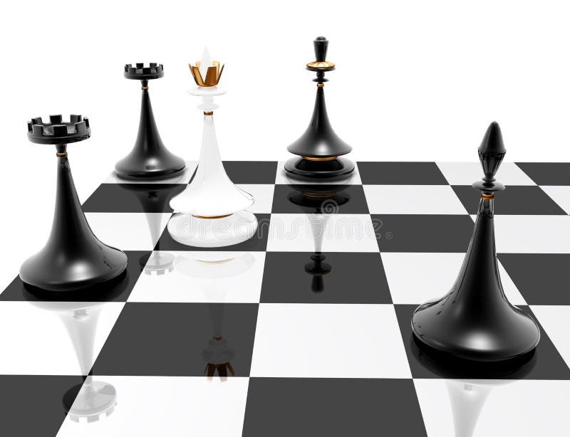 A Maneira a Mais Rápida Do Jogo Do Checkmate Da Xadrez De Ganhar