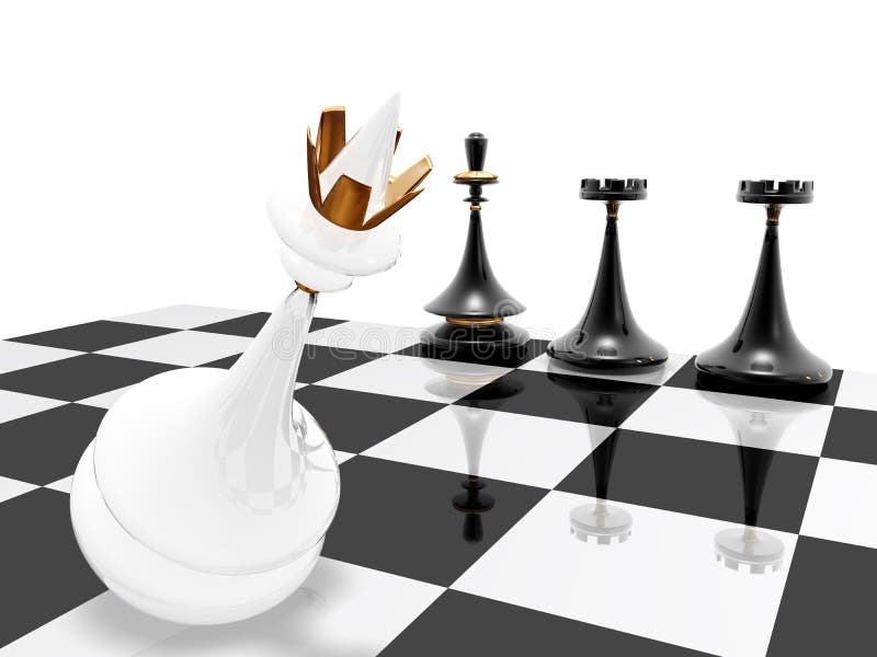 A Maneira a Mais Rápida Do Jogo Do Checkmate Da Xadrez De Ganhar