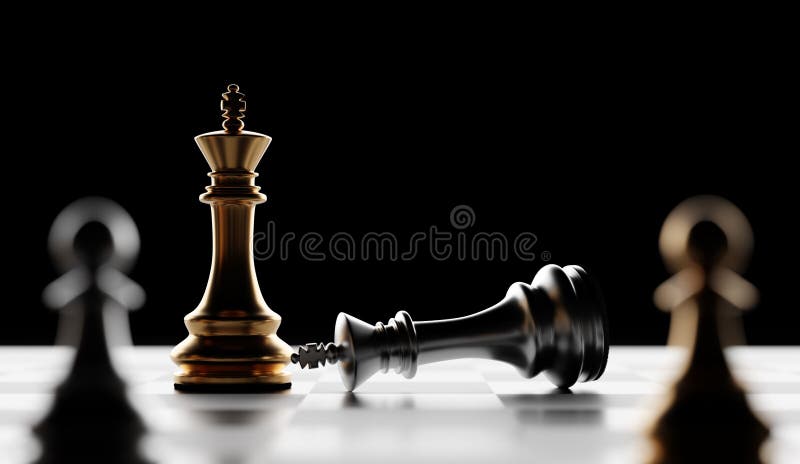 A Maneira a Mais Rápida Do Jogo Do Checkmate Da Xadrez De Ganhar