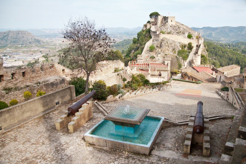 Xativa Castle, Valencia, Spain Stock Photo Image of desperation