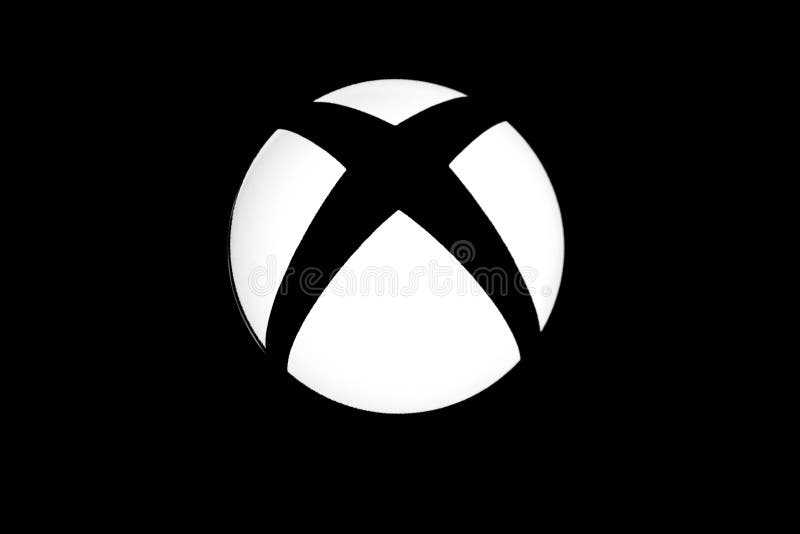 Xbox One Video Game Logo Close Up Shot In Black And White Editorial Stock Photo Image Of Illustrative Colorful