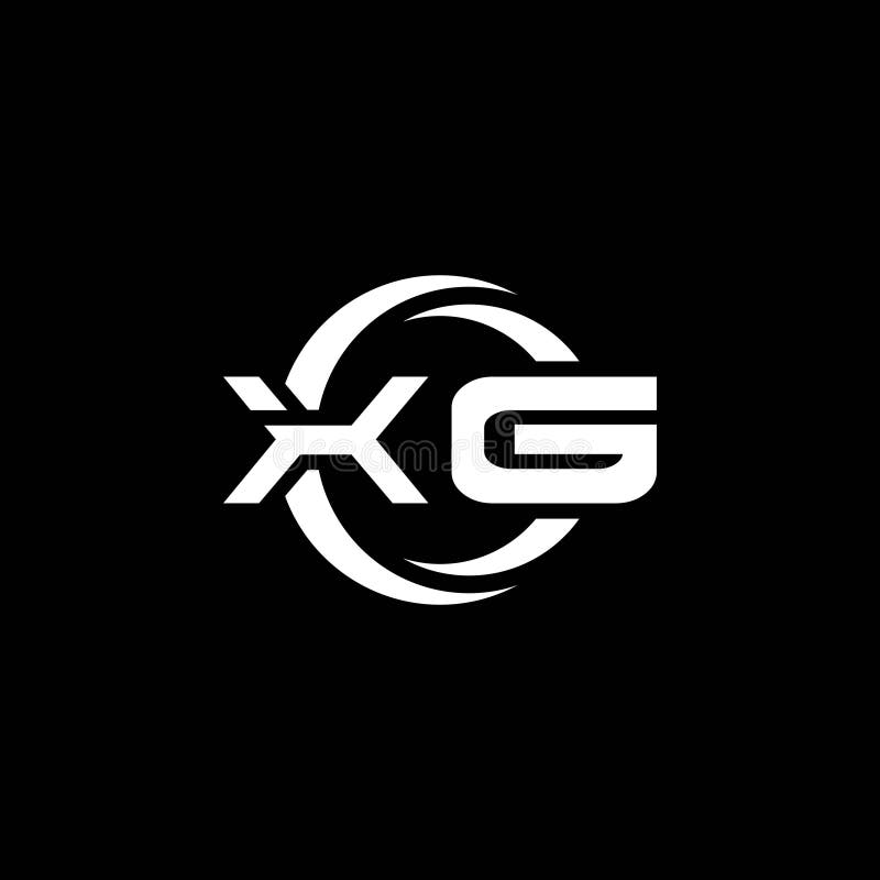 XG Logo Monogram Design Template Stock Vector Illustration of letter