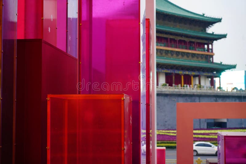 Xi`an Bell Tower royalty free stock photos Xi`an Bell Tower royalty free stock photos