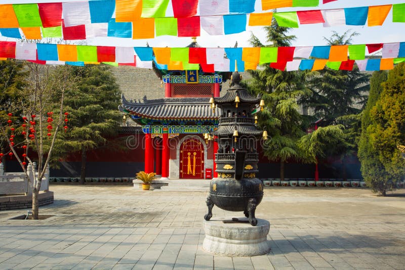 Xi`an Guangren temple Ancient Chinese Architecture