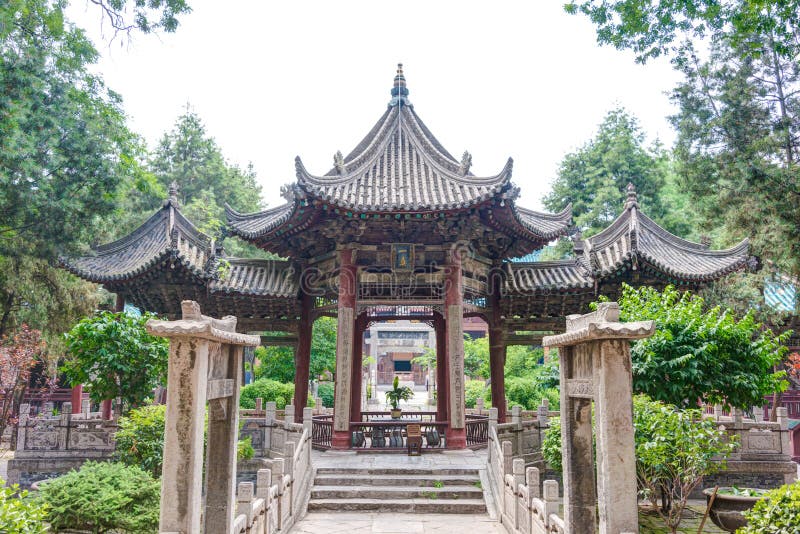 XIAN, CHINA - Jun 22 2014: Grote Moskee De Moskee, is een mengsel stock foto XIAN, CHINA - Jun 22 2014: Grote Moskee De Moskee, is een mengsel stock foto