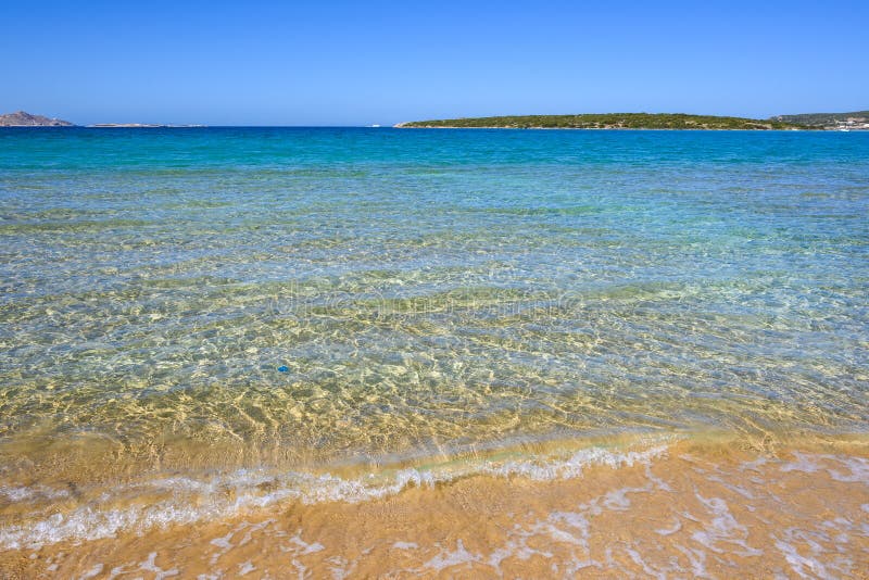 Xifara Beach on Paros Island, Cyclades, Greece Stock Photo - Image of ...