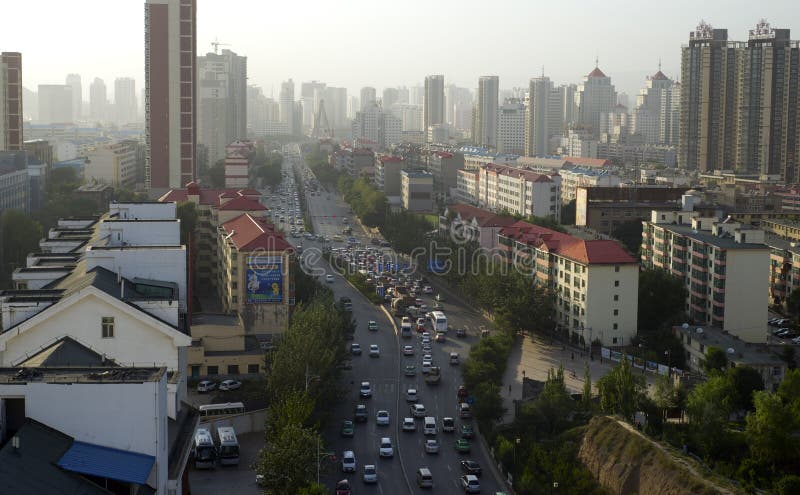 Xining tagsüber stockfotografie Xining tagsüber stockfotografie