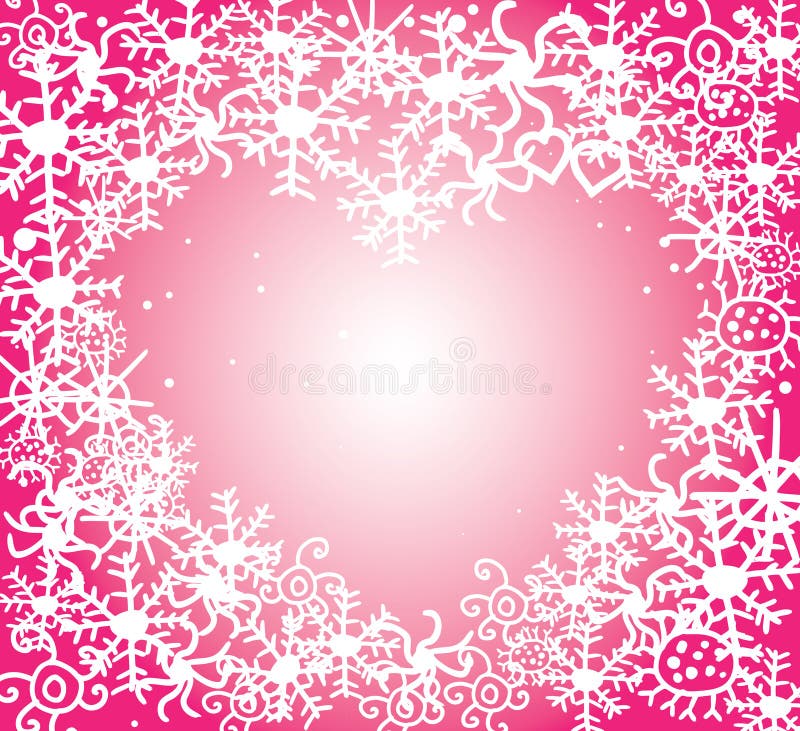 Xmas pink heart