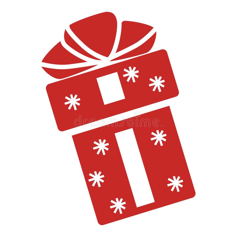 Xmas pudełka ikona, prosty styl ilustracja wektor Xmas pudełka ikona, prosty styl ilustracja wektor