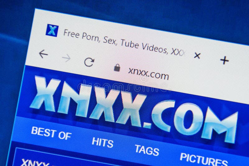 Xnxxcom Website. Selektiver Fokus. Redaktionelles Bild Bild von