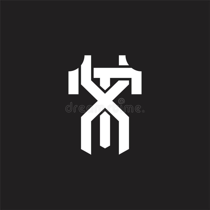 XT Logo monogram design template vector illustration