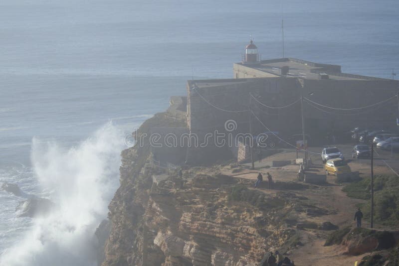 XXLGolf Nazare Portugal redactionele fotografie. Image of portugal