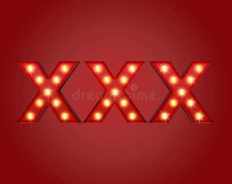 XXX Adboard διανυσματική απεικόνιση