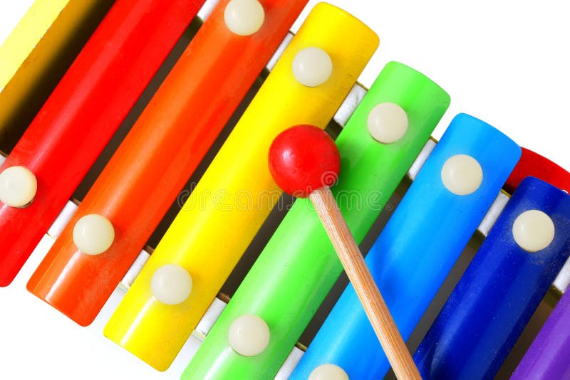 Xylophone Dans Des Couleurs Multi Image stock Image du créativité