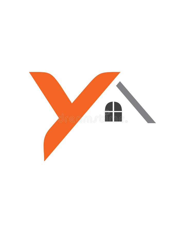 Y Construction Initial Logo , Architecture Logo Stock Vector