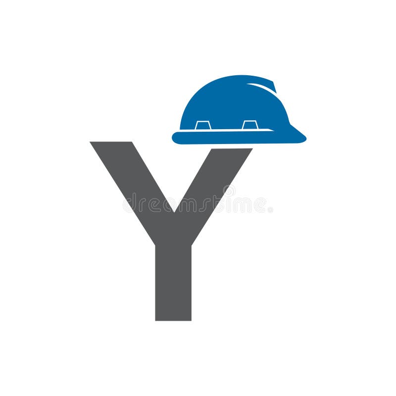 Y Construction Initial Logo , Architecture Logo Stock Vector