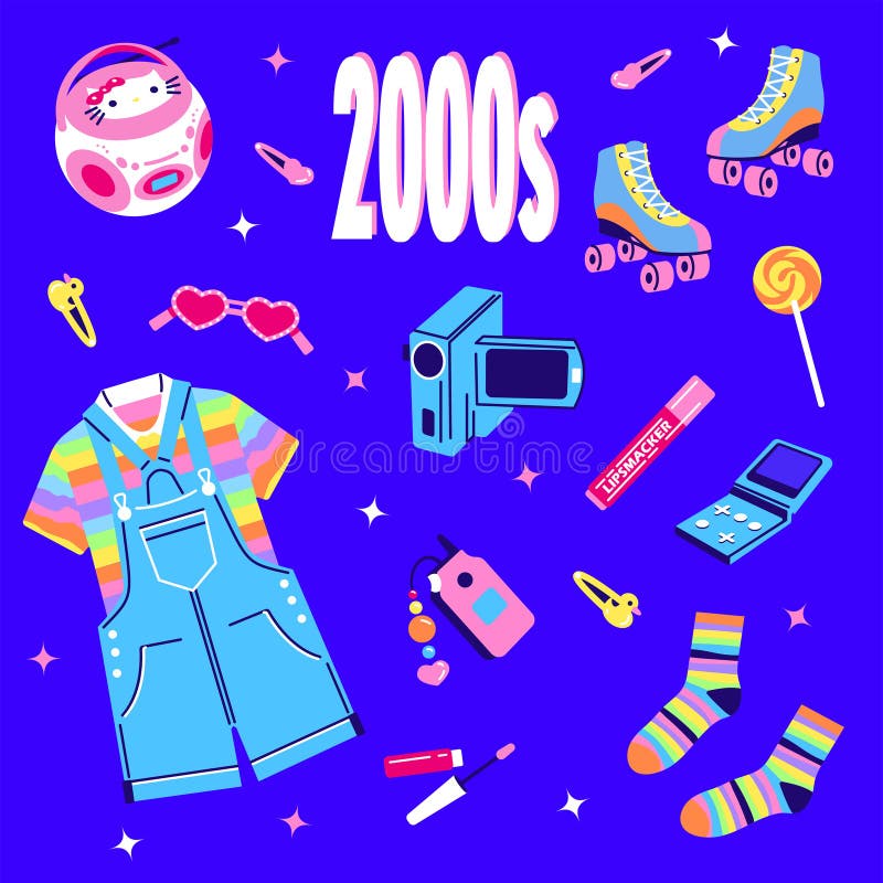 Y2k Aesthetic Stock Illustrations – 7,431 Y2k Aesthetic Stock