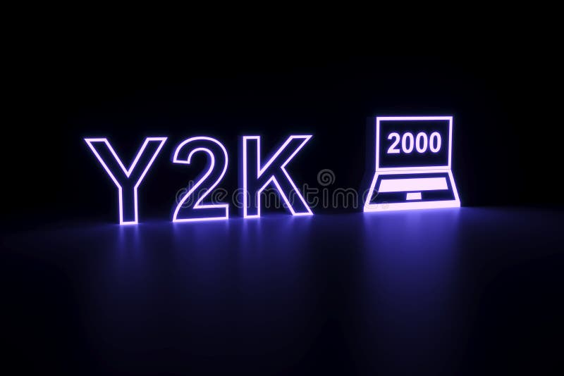 Download Neon Hearts Cyber Y2K Aesthetic Wallpaper