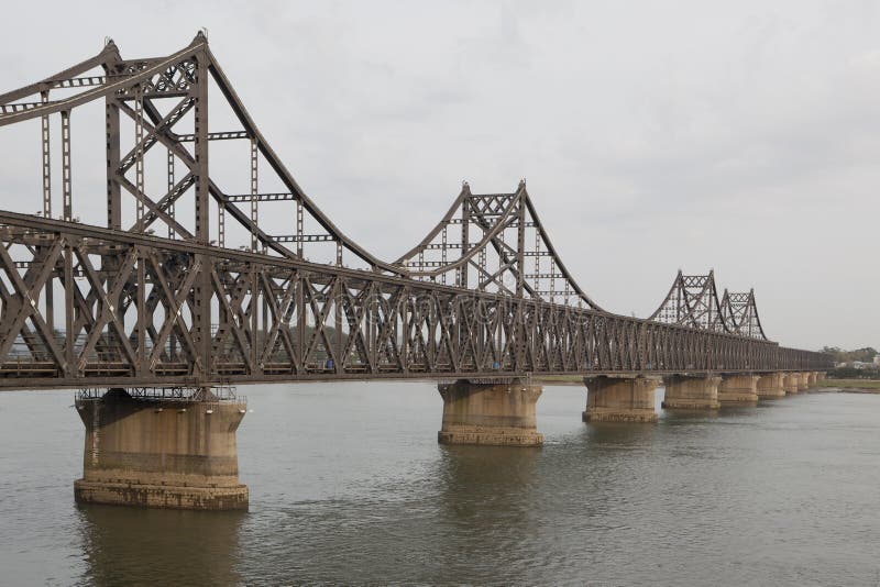 Ya lu river Bridge border of China and North Corea.