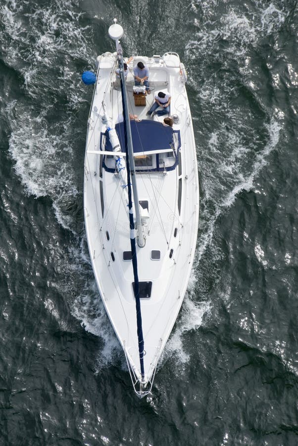 Yacht from Above