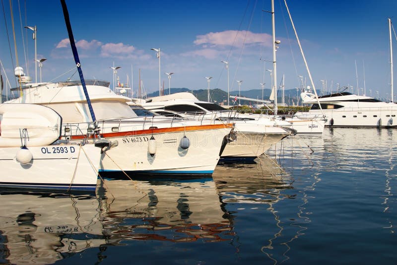 Yacht club editorial stock image. Image of ocean, leisure - 83504459