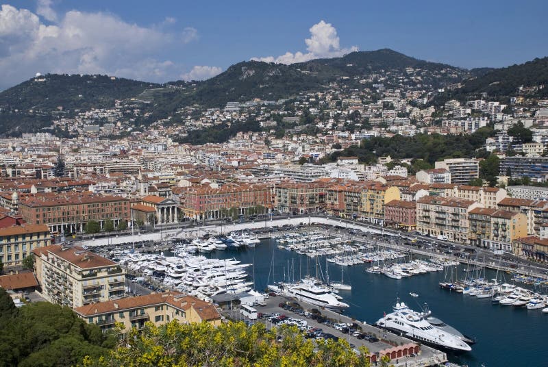 Yacht Harbor of Nice, France Stock Photo - Image of dock, docks: 15995110