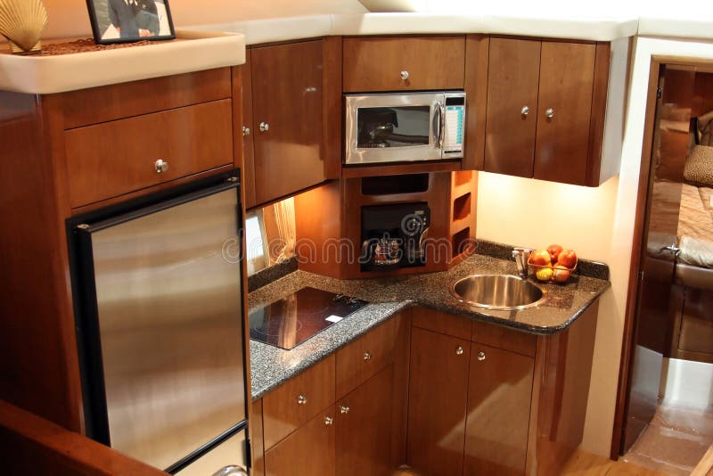 Yacht kitchen