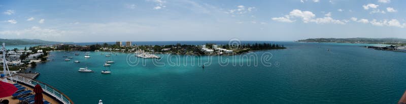Yacht marina at daylight in Montego Bay - Jamaica. Aerial view of yacht marina at daylight in Montego Bay - Jamaica stock photography Yacht marina at daylight in Montego Bay - Jamaica. Aerial view of yacht marina at daylight in Montego Bay - Jamaica stock photography
