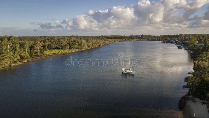 Morning View Hope Island, Gold Coast Looking at Coomera River Stock Photo -  Image of bark, hope: 104297636