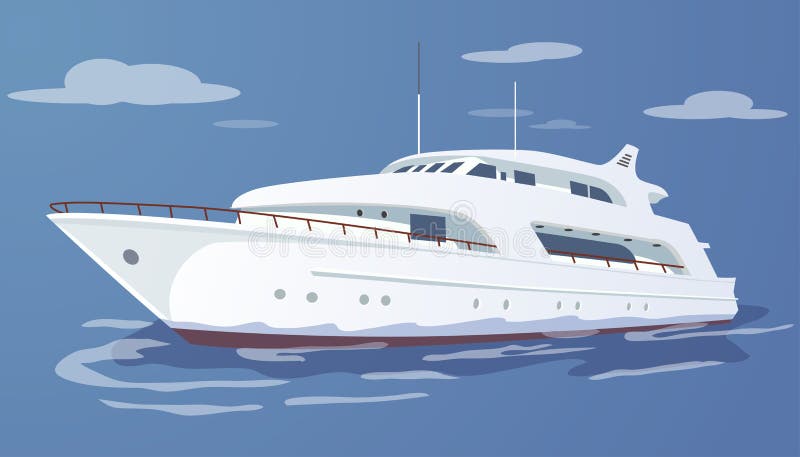 luxury yacht clipart images