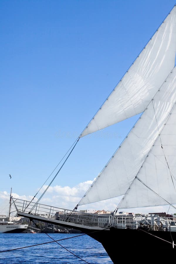 Yacht on the water