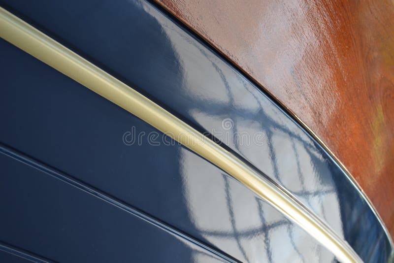 Yacht with wood and paint stock image. Image of paint 61967447