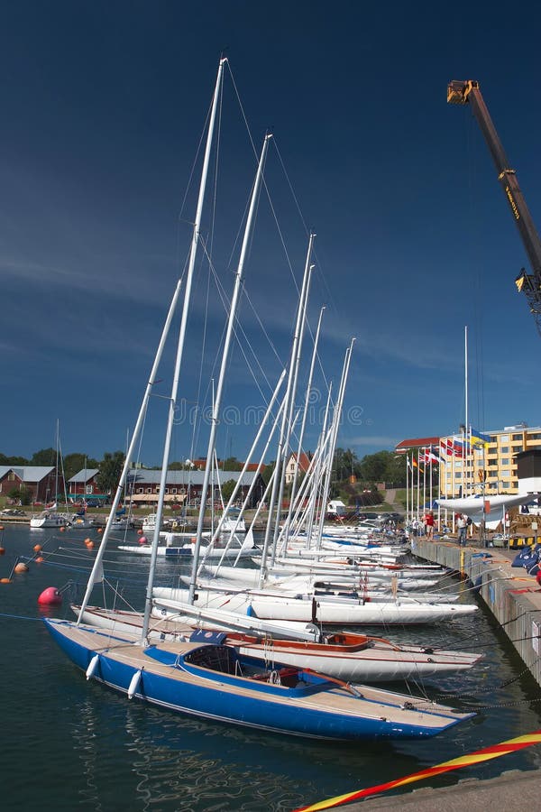 Yachts anchored in Hanko