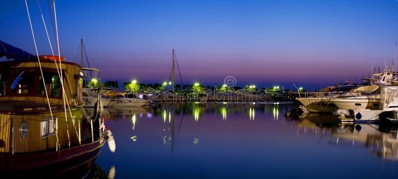 Yachts in Marina, Athens - Greece.