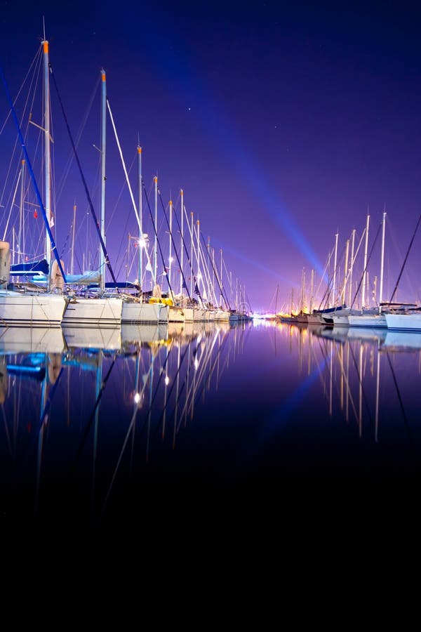 Yachts in Sandy Bay stock photo. Image of water, dock, jetty 815674