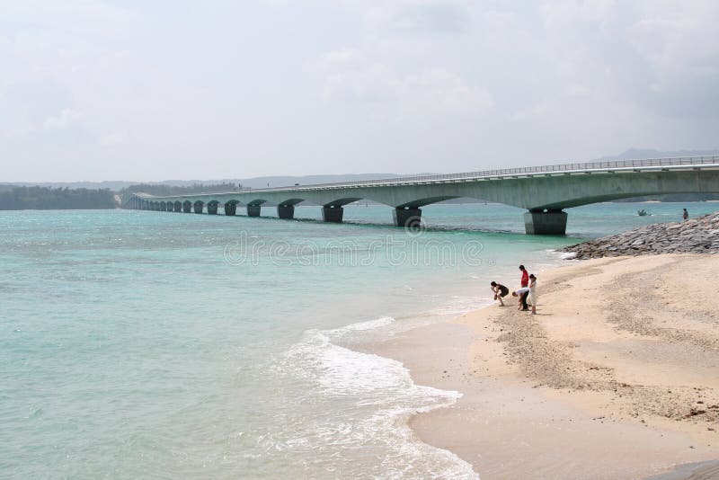 Bridge connecting islands on Northern Okinawa. Bridge connecting islands on Northern Okinawa.