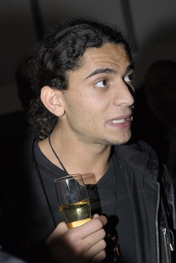 YAHYA HASSAN 18 JAAR VAN MOSLIMpeot royalty-vrije stock afbeeldingen