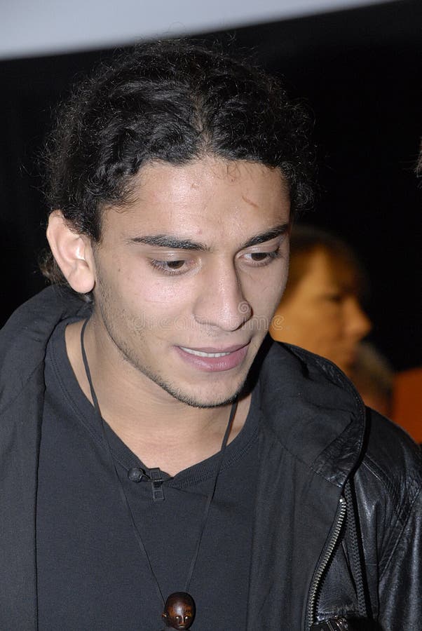YAHYA HASSAN _18 JAAR VAN MOSLIMpeot stock fotografie
