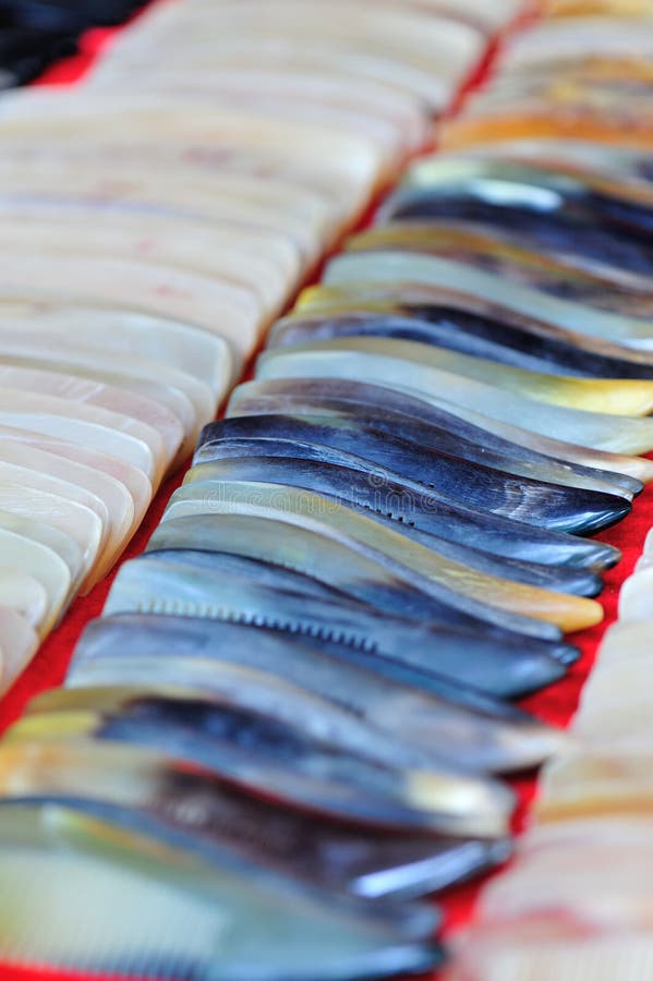 Yak horn comb stock image. Image of folk, healthy, care 31907821