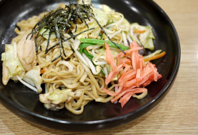 Yakisoba, Fried Japanese Noodle Stock Image Image of soba, cuisine