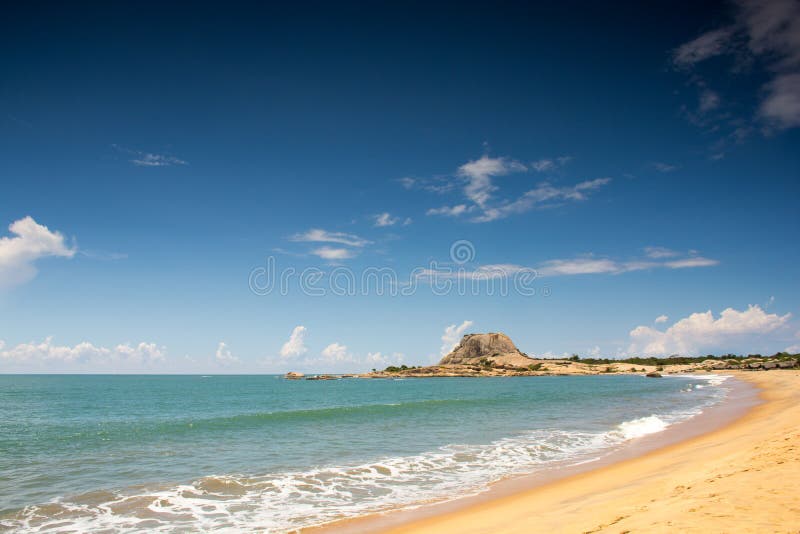 Yala Nationaal Park Sri Lanka Weergeven van het mooie strand stock fotografie Yala Nationaal Park Sri Lanka Weergeven van het mooie strand stock fotografie