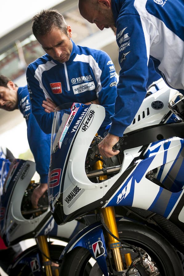 Yamaha Mechanics editorial stock image. Image of rider 24572744