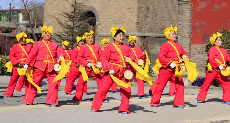 Yangko dance royalty free stock images