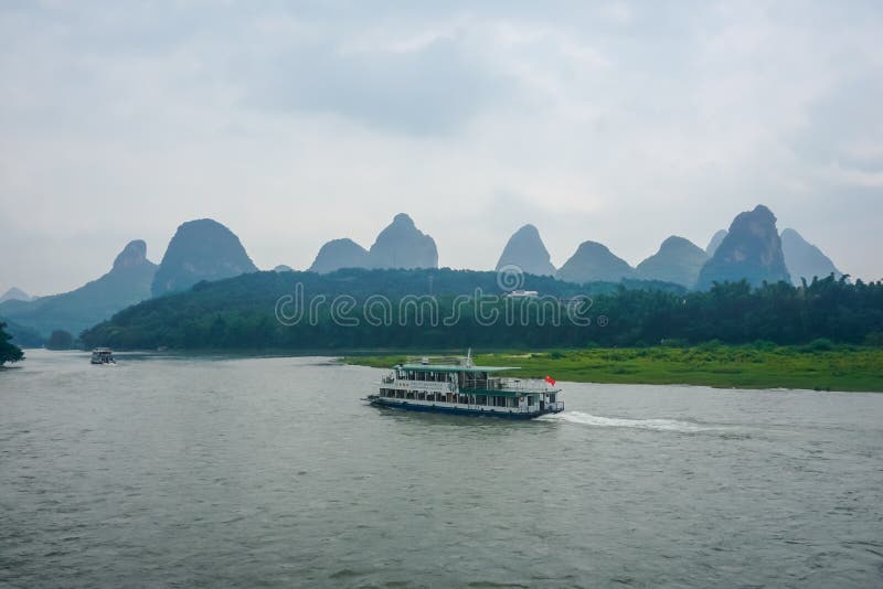 Yangshuo China May 18 2019 Landscape And Architecture Of Yangshuo