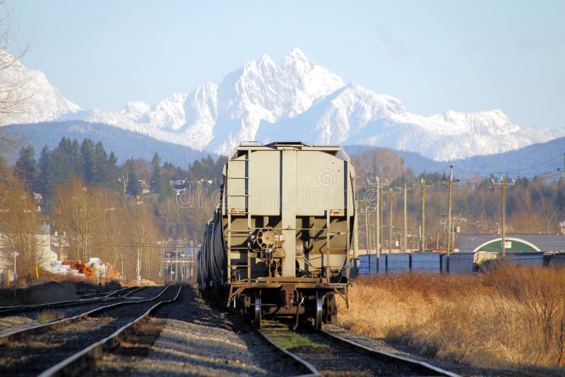 Yard et bâti Robie Reid de rail photos stock Yard et bâti Robie Reid de rail photos stock